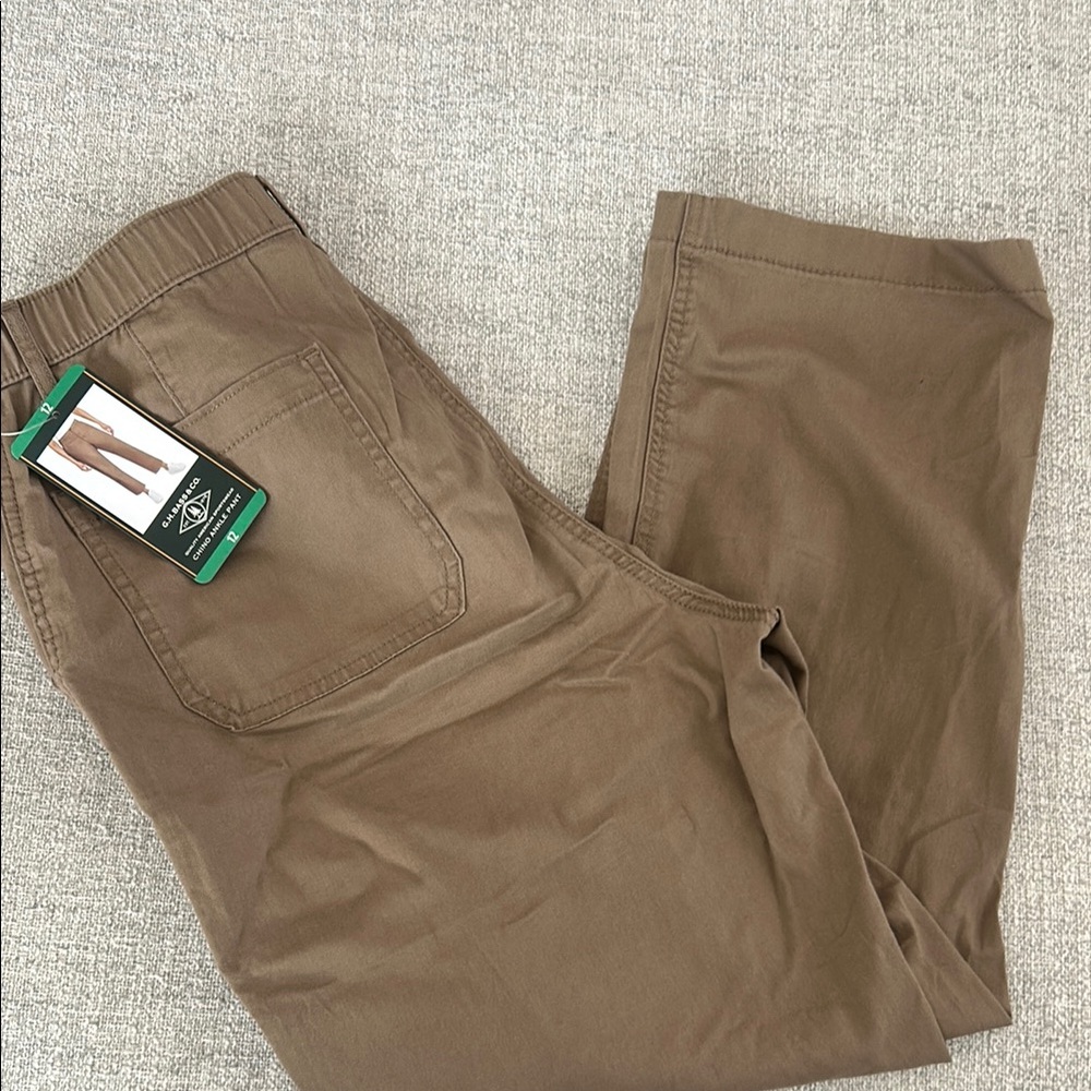 G.H. Bass & Co. Brown Chinos Classic Cotton-Blend